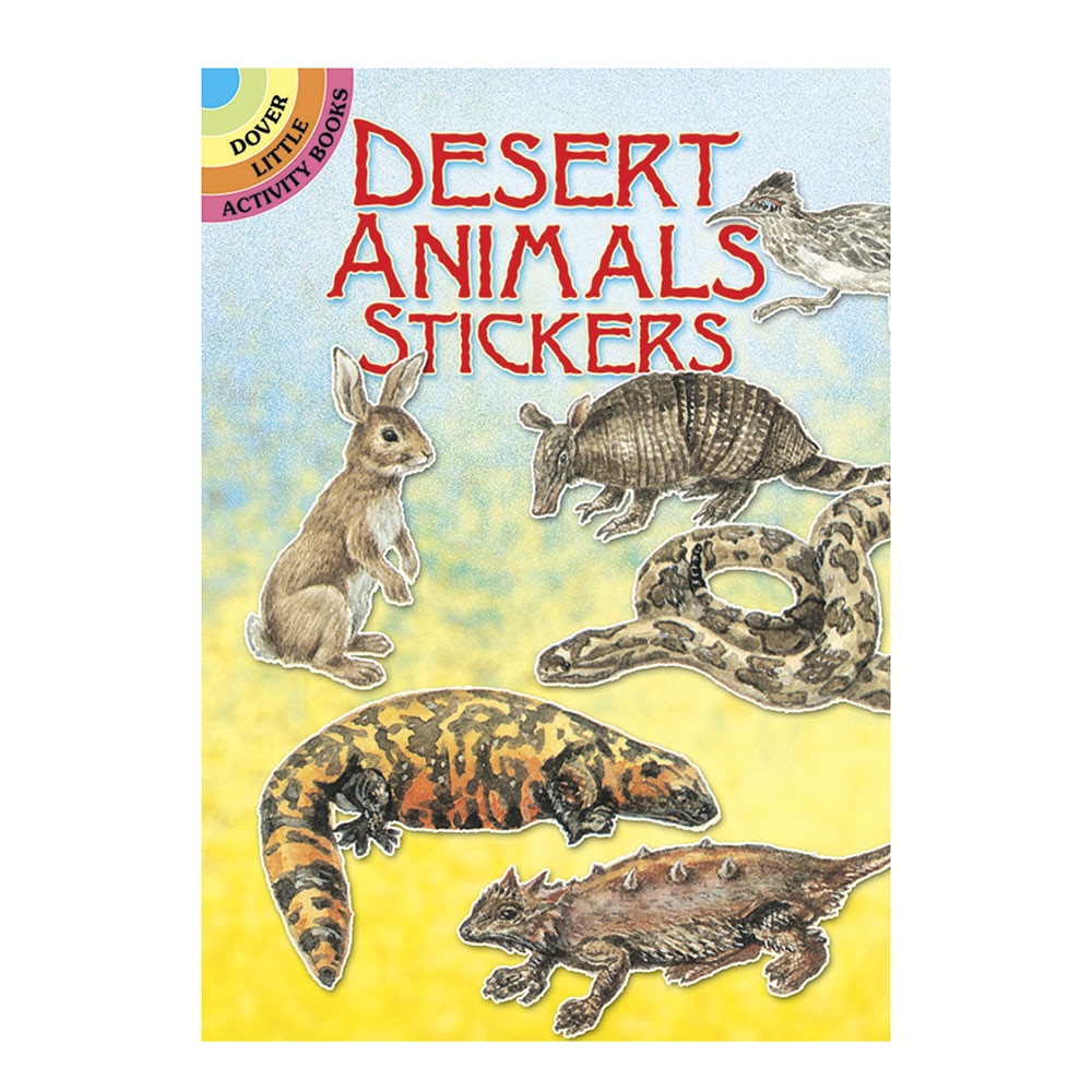 Dover, Stickers, Art & School, Little Sticker Book, Desert Animals, 588634